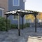 Highwood Usa Bodhi 10 x 10 Poly Outdoor Pergola Gazebo AD-PGLA1010-BKE - alternate 3